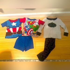 Super hero pajama bundle size 2T